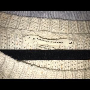 Urban Outfitters cream sweater
